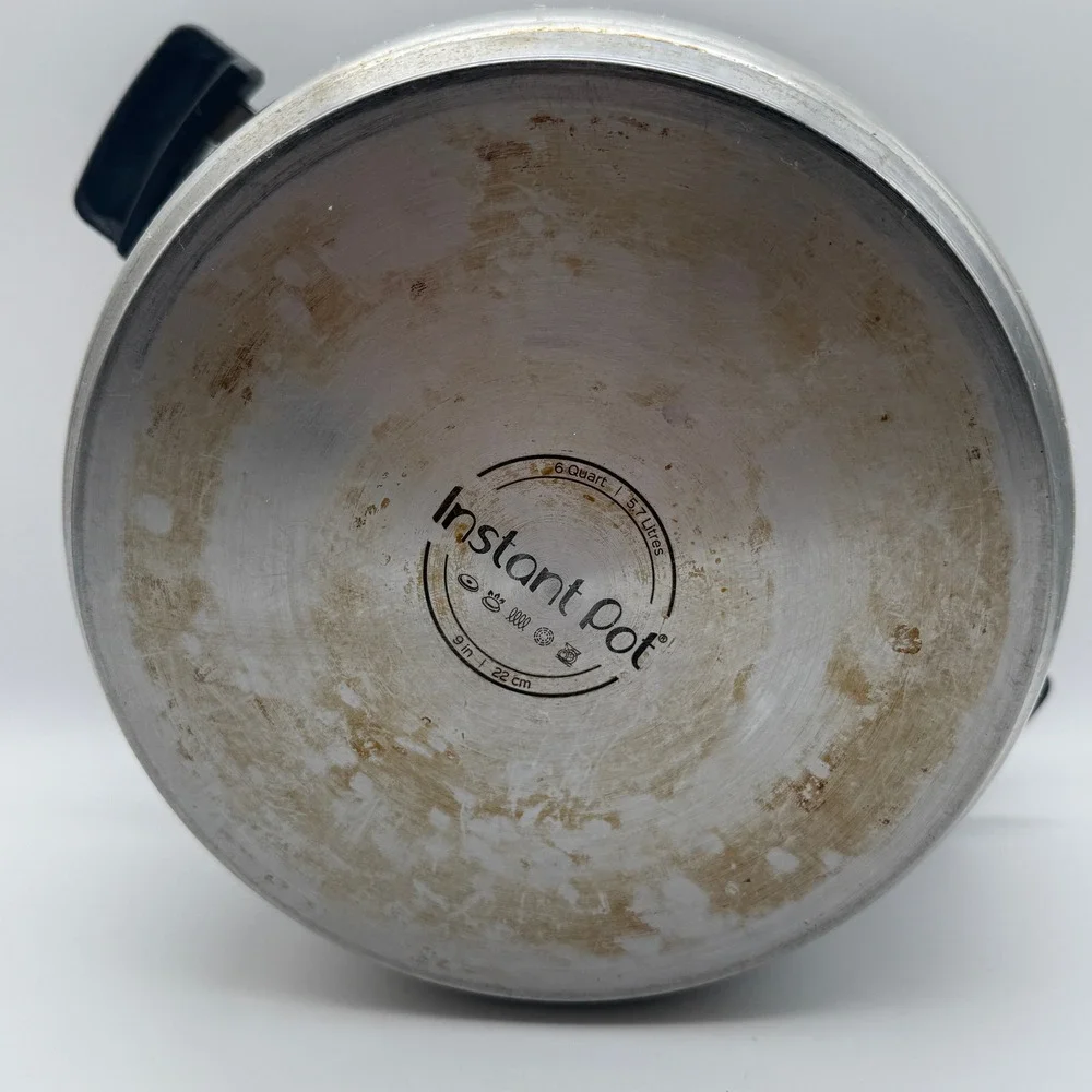 Instant Pot Inner Cooking Pot 6 Qt Stainless Handles Trivet AN1936 OEM